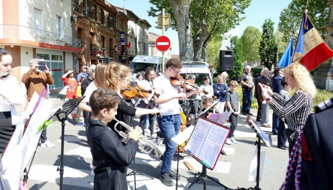 L'école de musique joue la Marseillaise