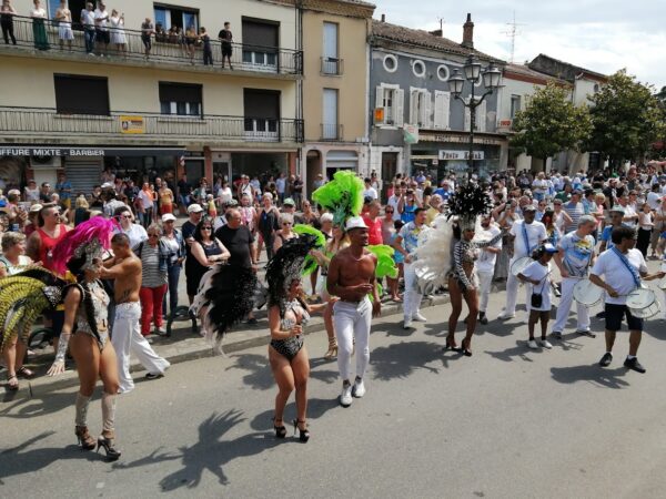 Les danseuses brésiliennes étaient de la partie