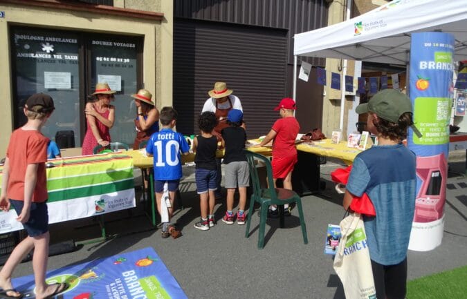 Jeux et animations autour des légumes et fruits frais à Boulogne, pour la fête On n'est jamais trop branché 3.