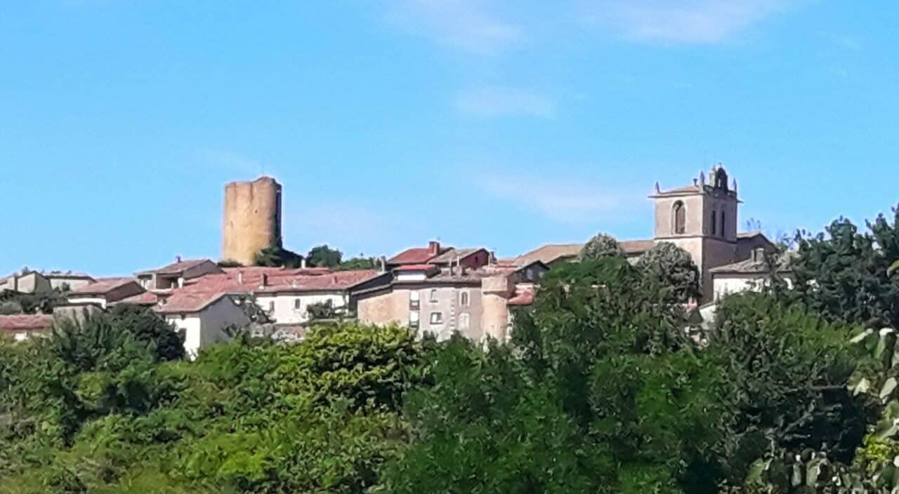 Dans le quartier médiéval d'Aurignac, des travaux d'embellissement et consolidation ont été effectués.
