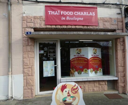 Le nouveau local de Thaï Food Charlas, resto de plat Thaïlandais à emporter, maintenant à Boulogne.