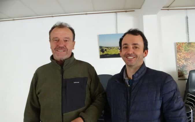 Bertrand Loup (à dr) a exposé le projet Méthaboul à la presse mardi, le maire Jean-Bernard Castex à ses côtés, dont l'aide a été déterminante pour la réalisation du projet.