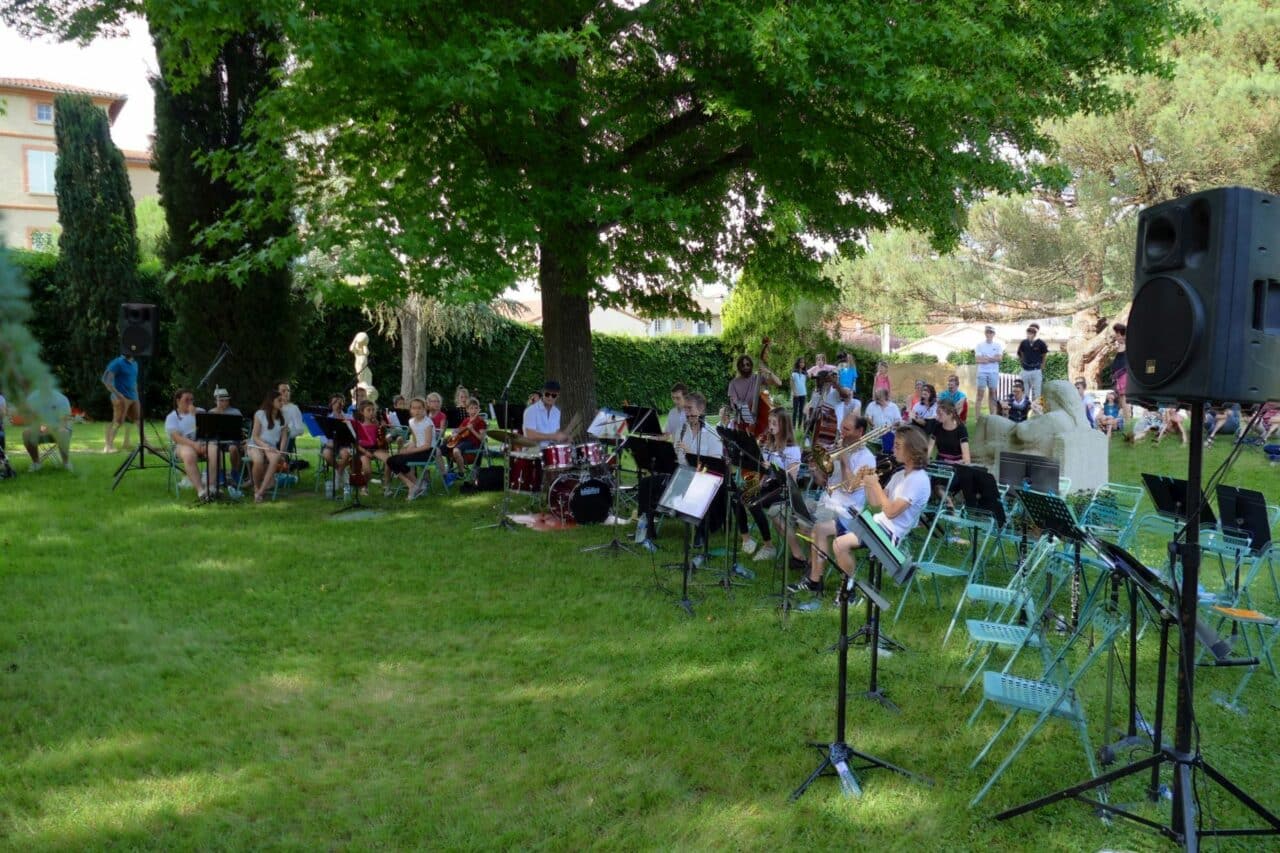 Archive: Fête de l'école de musique au jardin Abbal