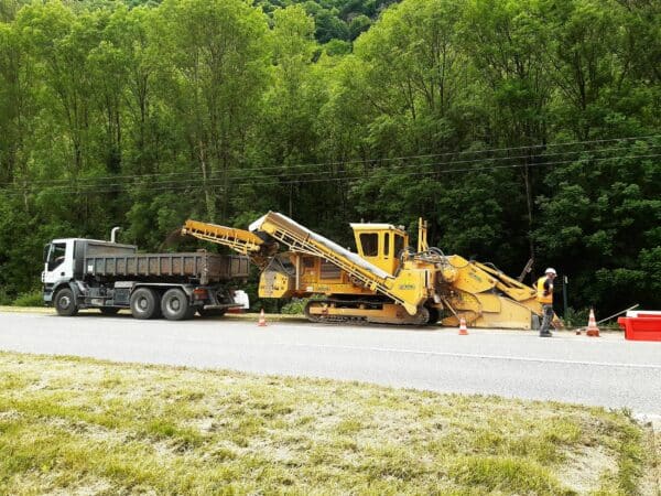 Un grand chantier d'enfouissement dans le Sud Comminges par Enedis.