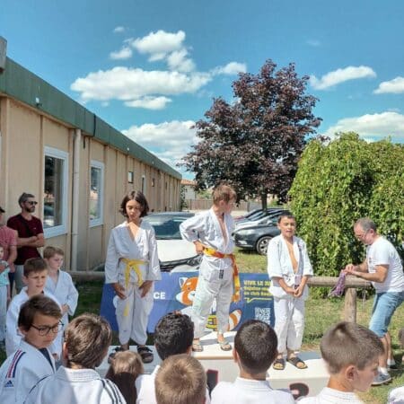 Une magnifique journée à Lagardelle pour les petits judokas du Torii Judo Club.