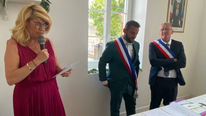 Madame la Ministre durant son discours