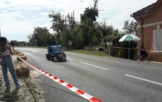 La course de caisses à savon de l'Isle-en-Dodon dimanche 10 septembre.