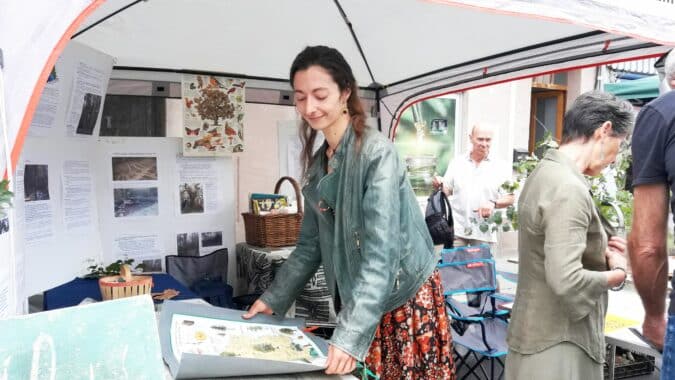 Le collectif Forêt des sources du Touch a fait un tour du côté du Festival du bien-être pour présenter ses actions.