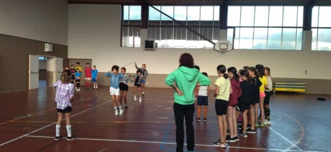 Les jeux olympiques du collège Charles Suran le 20 septembre à Boulogne sur Gesse.