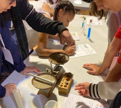 Les collégiens commingeois de 4ème ont participé aux Défis de la Science à Villeneuve de Rivière. (photo V. Chataigner)