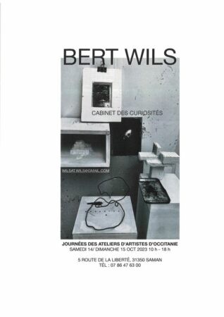 L'artiste néerlandais Bert Wils ouvrira les portes de son atelier à Saman les 14 et 15 octobre.