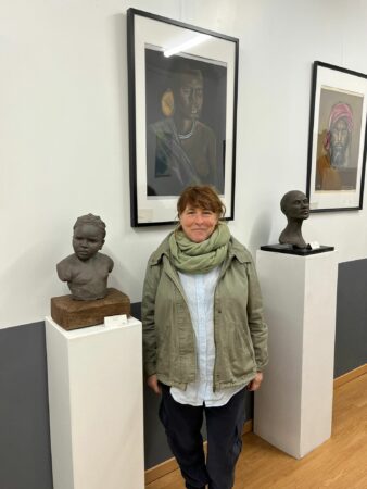 Valérie Gimenez, expose actuellement ses oeuvres, sculptures et pastels, dans la nouvelle salle de la Boutique des Créateurs à Saint-Gaudens.
