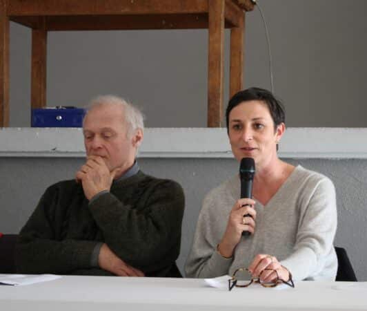 Céline Laurenties-Barrère, maire de Péguilhan-Lunax et présidente d'honneur des Dynamiques du tuco.
