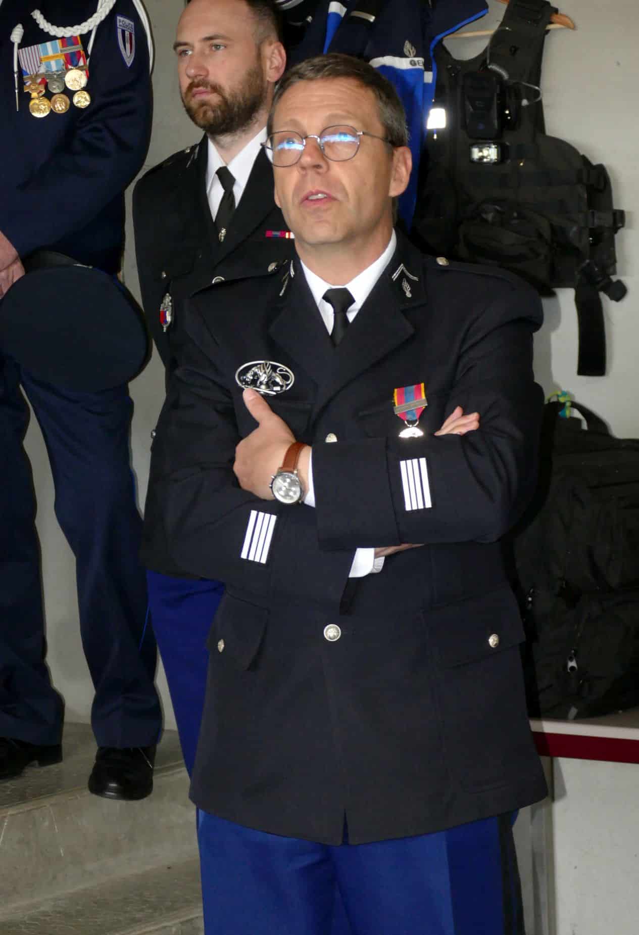 le chef d’escadron Bernard Perrot commandant la compagnie de Muret