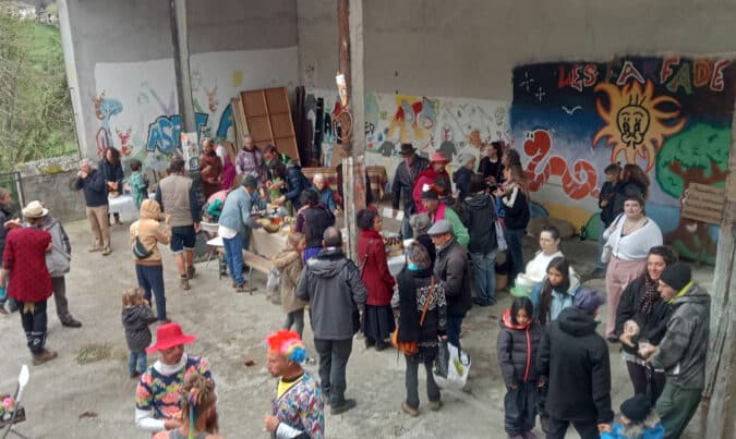 L’ancienne crèche du bâtiment Saint-Jean Batiste à Aspet a été mise à la disposition de l’association « La Sève » qui gère la Ressourcerie