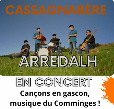 Le patrimoine musical gascon à l'honneur avec le concert de Arredalh à Cassagnabère.