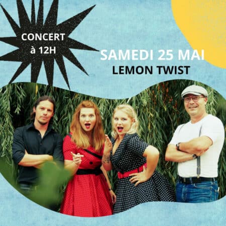 Un concert super vitaminé avec Lemon Twist à la Cafetière d'Aurignac.