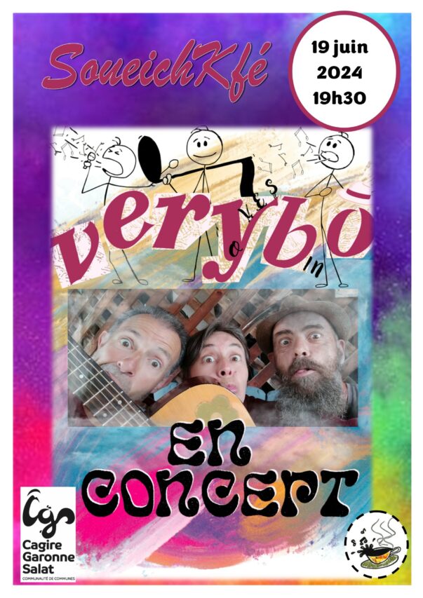 le trio Verybo (2 guitares pour 3 musiciens dont 2 chanteurs,