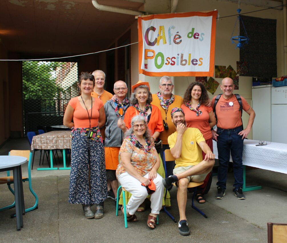 L'équipe des organisateurs de la Fête des Possibles (MJC et association ICI), un succès gratifiant pour cette vitrine interactive des talents du territoire.