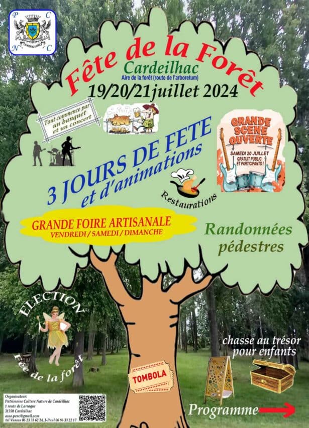 Trois jours de folie sous le signe de la forêt gauloise, avec la foire de Patrimoine Culture Nature de Cardeilhac.