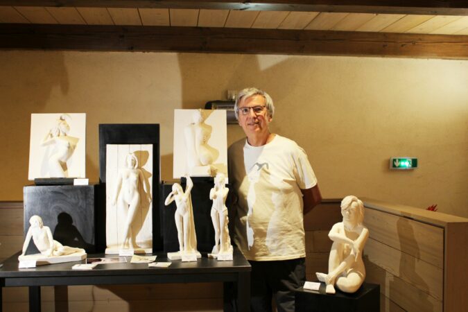 Fabrice Talotti, un sculpteur de talent inspiré par le corps féminin.