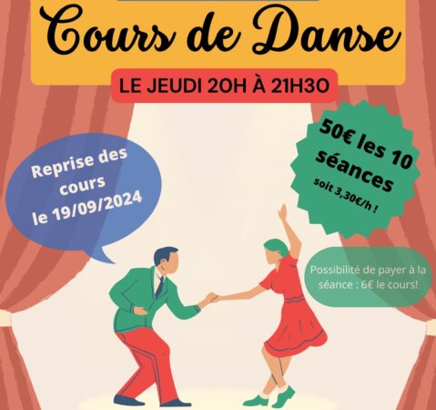 cours de danse de salon à Bax