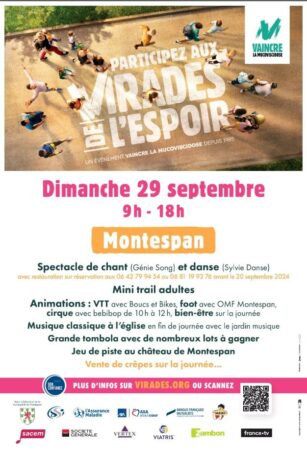 Les Virades de l'Espoir à Montespan - Un événement national festif et solidaire