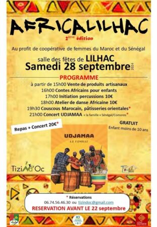 Une fête africaine joyeuse et solidaire, Africa Lilhac, deuxième édition.