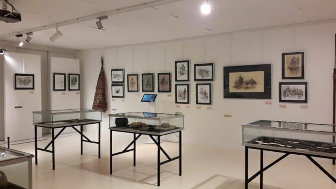 L'exposition temporaire des oeuvres de Benoît Clarys visible jusqu'au 29 septembre au musée d'Aurignac.