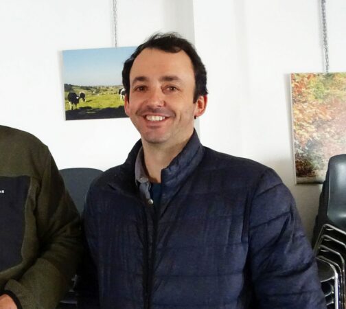 Bertrand Loup, fondateur avec Jérôme Bayle et Joël Tournier, des Ultras de l'A64, mouvement des agriculteurs en colère.