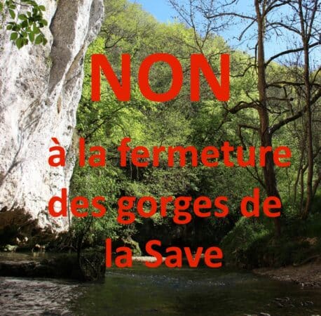 Le collectif Sauvegarde des Gorges de la Save appelle à un rassemblement à Lespugue le 5 novembre.