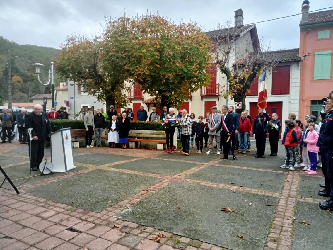 La commémoration du 11 novembre à Aspet