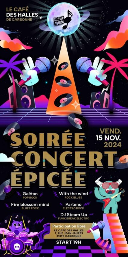 Une agréable soirée vous attend .