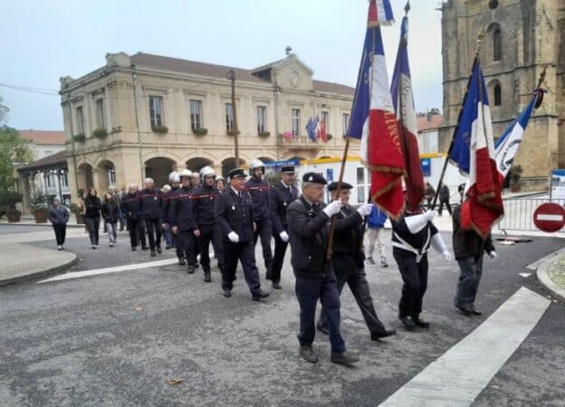 Commémoration du 11 novembre à Boulogne sur Gesse.