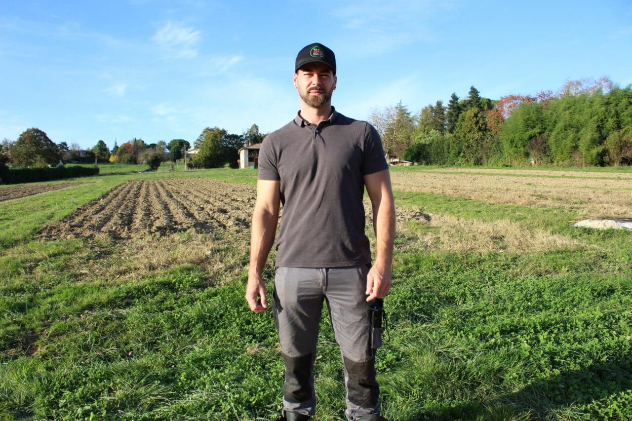 Cédric Delehelle vient d'intégrer la couveuse maraîchère de Blajan.