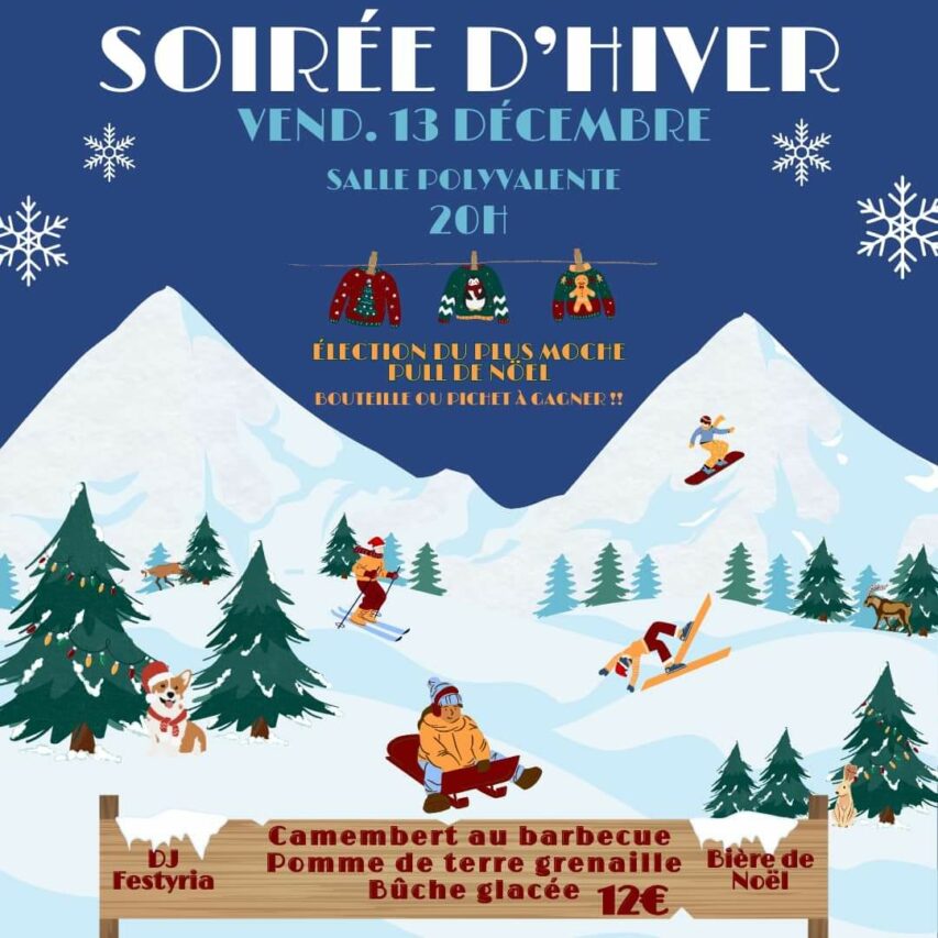 soirée d'hiver comité des Festayres montesquieu