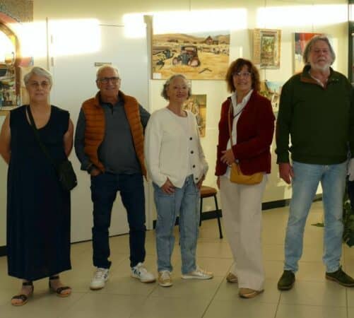 Le collectif lors d'une récente expo !