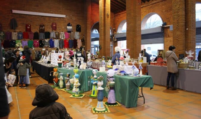 Le marché de noël de l'Isle-en-Dodon.