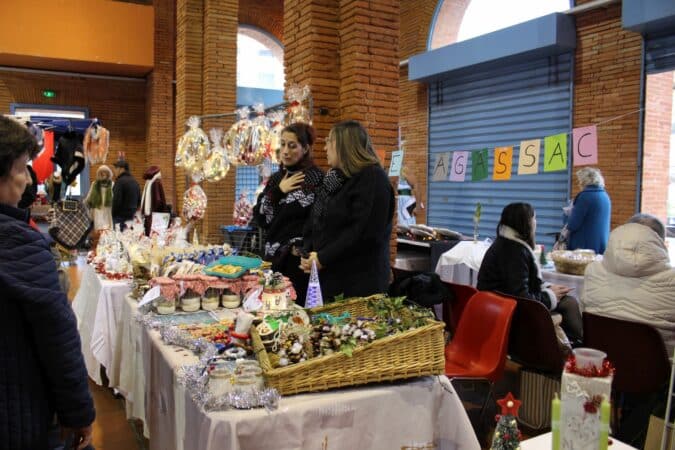 Le marché de noël de l'Isle-en-Dodon.