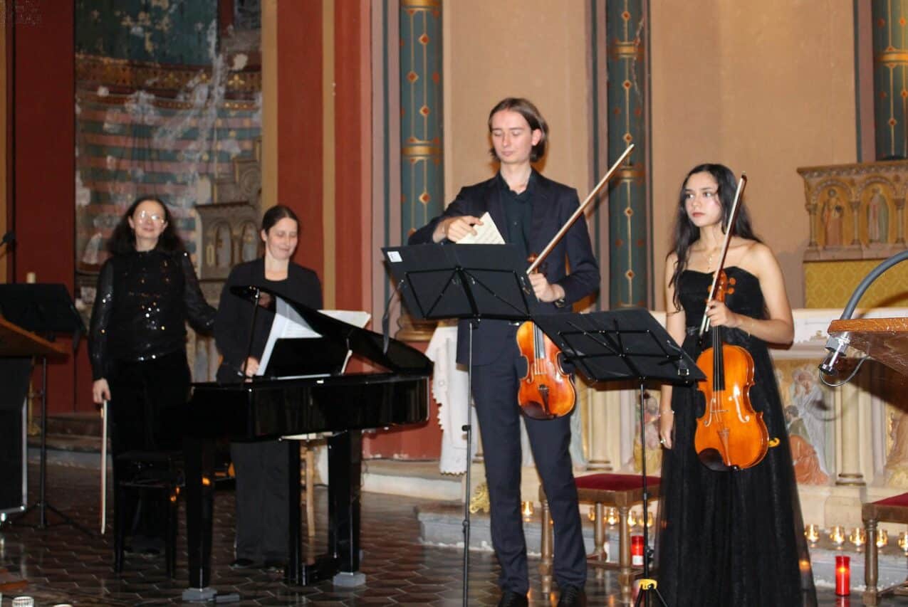 Le Pré des Notes et ses musiciens de talent au service de la diffusion de l'art classique. Concert à Martres Tolosane le 19 janvier.