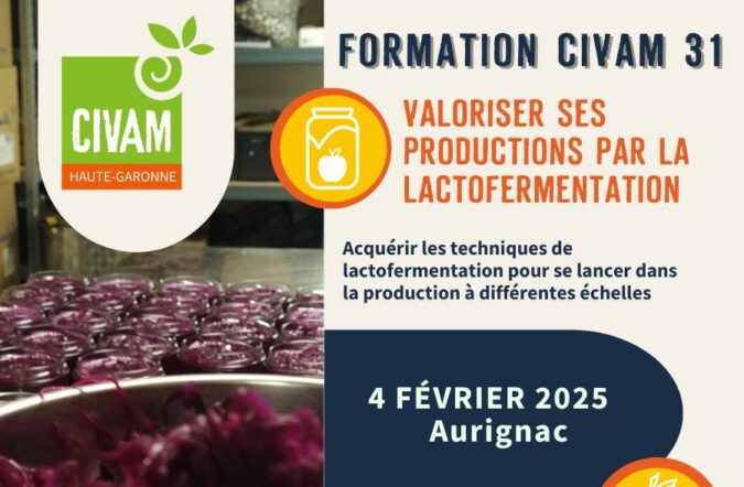 Une formation du Civam 31 sur la lactofermentation à Aurignac.