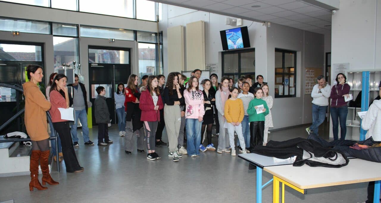 Les Nuits de la Lecture au collège Charles Suran, un rencontre interactive autour de la littérature et du patrimoine.