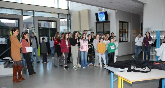 Les Nuits de la Lecture au collège Charles Suran, un rencontre interactive autour de la littérature et du patrimoine.