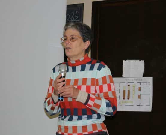 Agnès Loudière présidente d'Alter Ego, association de soutien aux demandeurs d'asile à Aurignac.