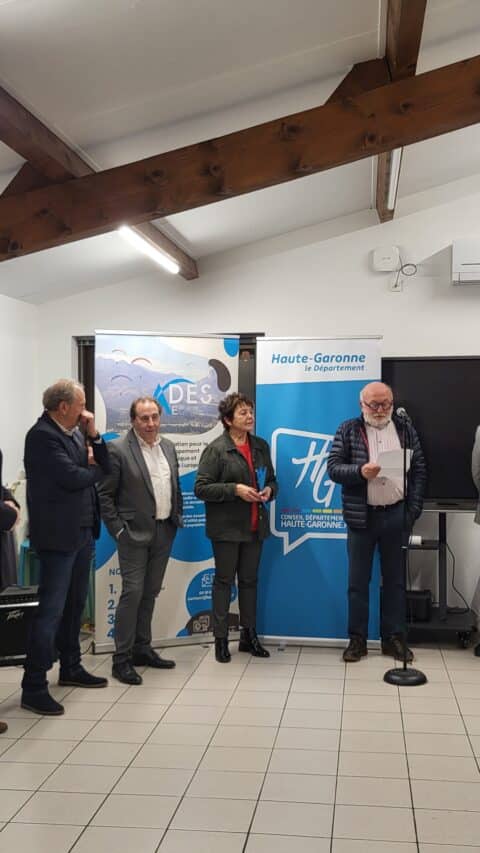 Henri Pouchès, président de l'ADES Europe durant son discours