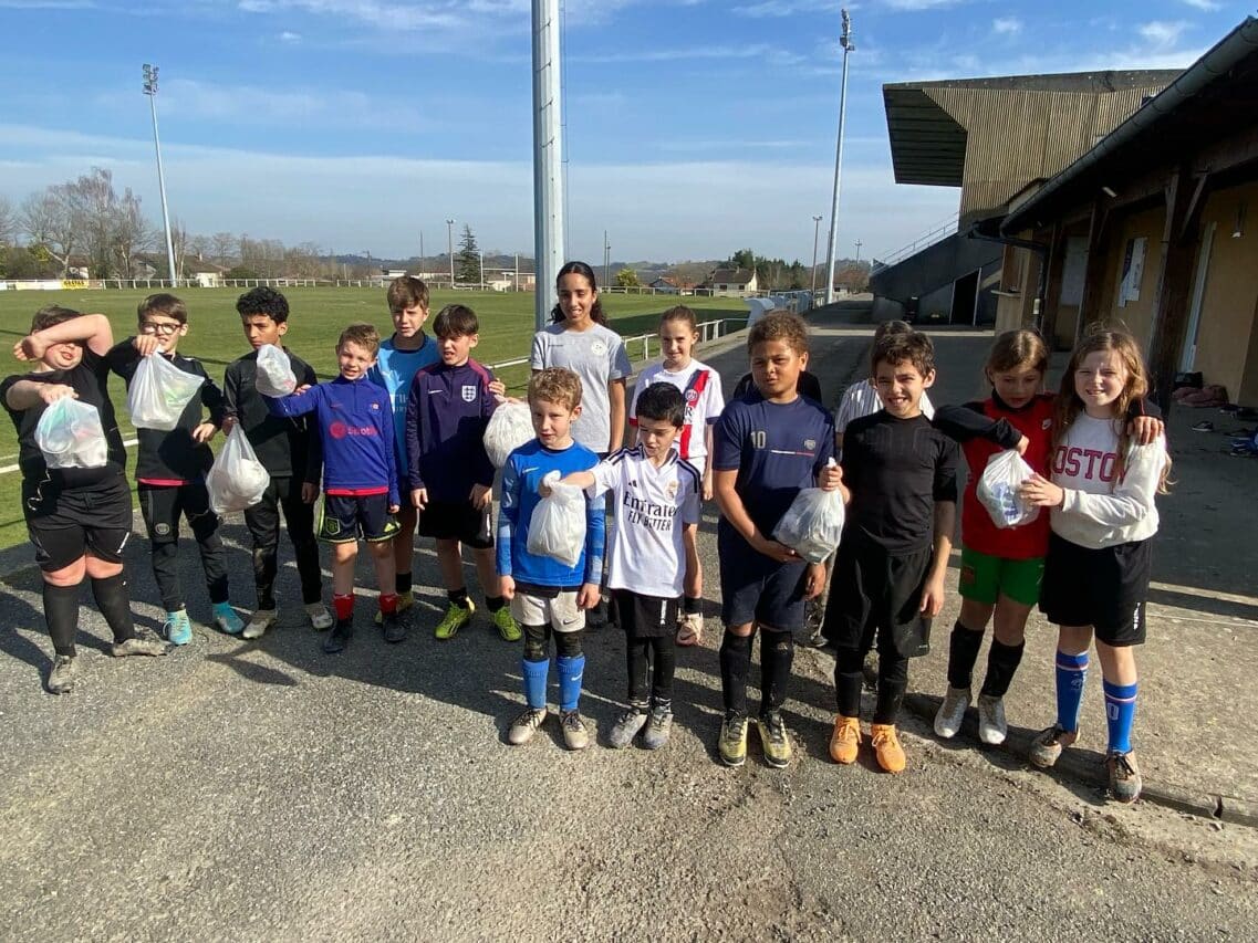 Un stage de foot formidable pour les vacances de février, à l'école Save-Gesse.