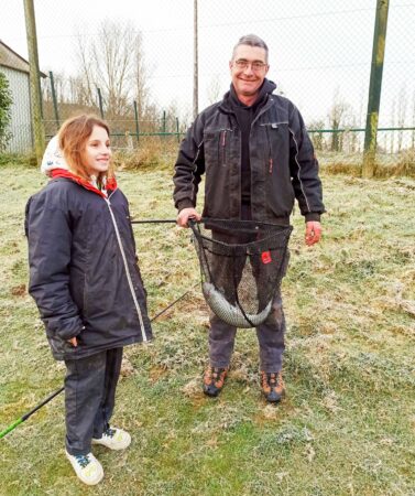 Toutes les générations ont participé avec enthousiasme au 1er concours de pêche au lac de Saint-Marcet.