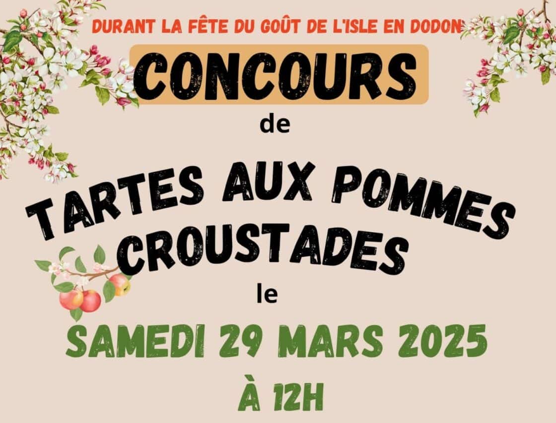 Les pros de la tartes aux pommes ont rendez-vous le 29 mars pour le grand concours à L'Isle en Dodon.