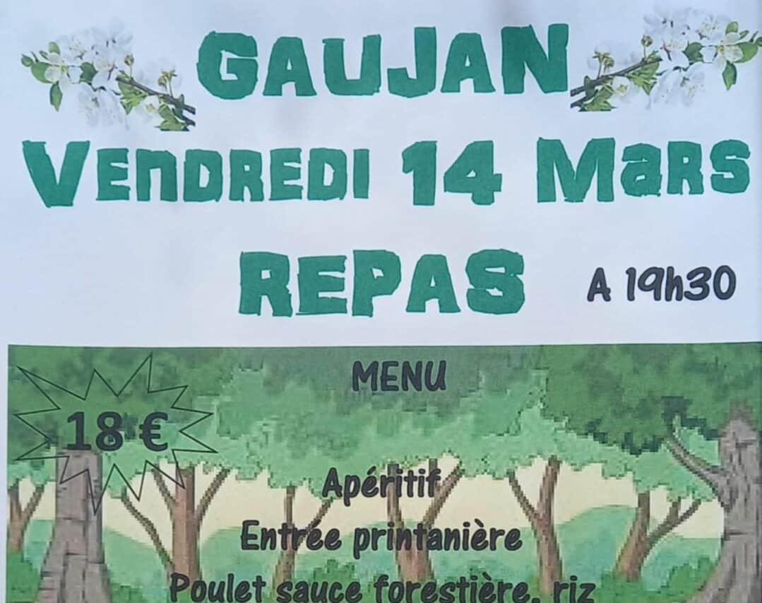 Un bon repas en bonne compagnie à Gaujan, réservez dès à présent.