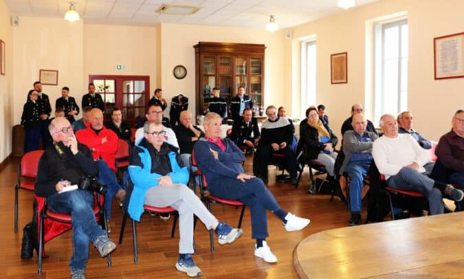 Les élus ont répondu en nombre pour la réunion d'inspection de la Gendarmerie des trois cantons (Boulogne, L'Isle, Aurignac).